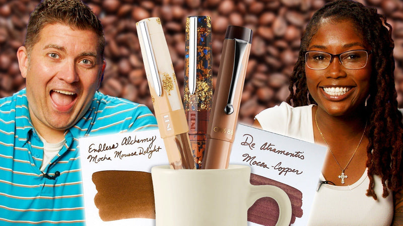 Coffee & Tea Inspired Pens and Inks